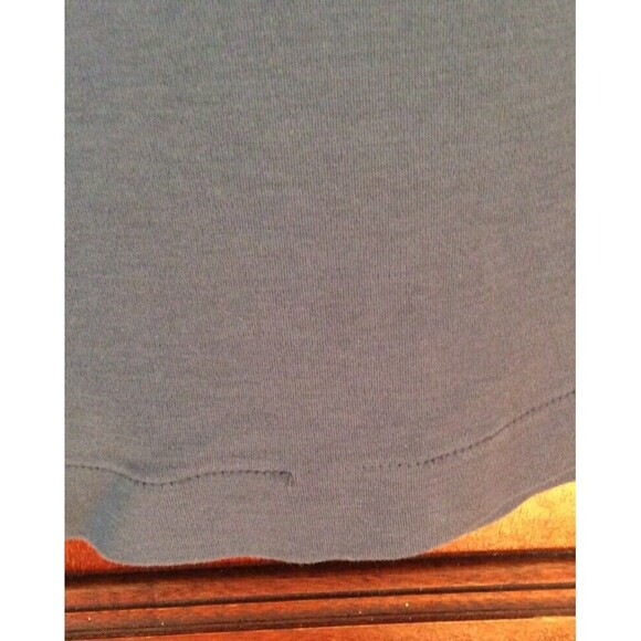 PERUVIAN CONNECTION SIZE XS BALLET NECK HEATHER PURPLE PIMA COTTON DRESS - Picture 3 of 6